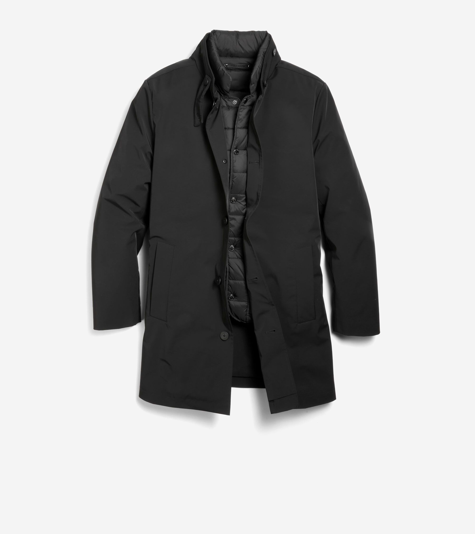 Stretch 3 In 1 Top Coat in Black Cole Haan